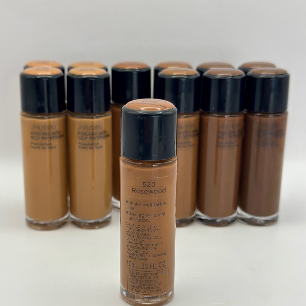 Shiseido Synchro Skin Foundation LOT - 6 Diverse Shades Collection YOU TAKE ALL! - Picture 4 of 9